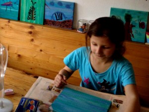 Ein Kindergeburtstag als Mal-Event!