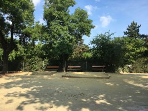 Spielplatz im Stadtpark - Sandbereich