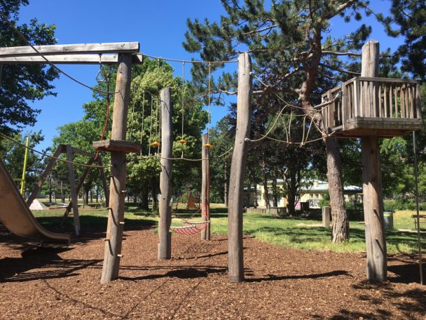 Spielplatz in der Wiener Venediger Au - wirklich etwas Feines