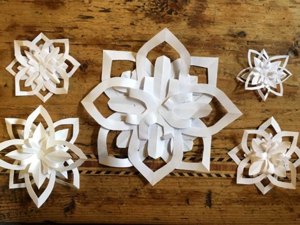 Papier-Sterne falten für Fortgeschrittene