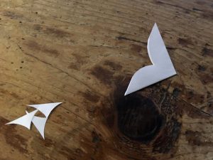 Papier-Sterne falten 3.