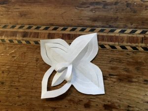 Papier-Sterne falten 6.