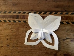 Papier-Sterne falten 7.