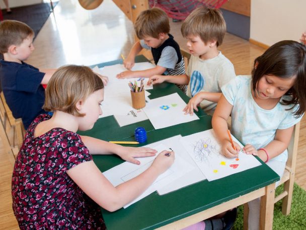 Kindergarten, Tageseltern, Kindergruppen und Kleinkindergruppen in Wien.