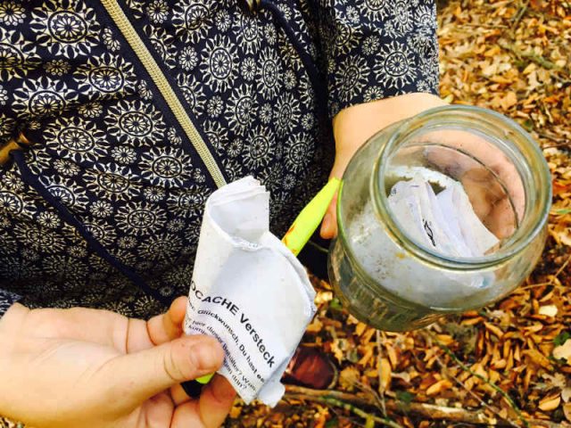 Geocaching - so kann ein Fundstück aussehen