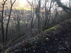 Burgruine Hainburg Zugang vom Wienertor