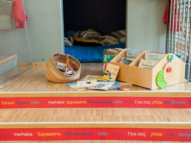 Bücher in verschiedenen Sprachen.