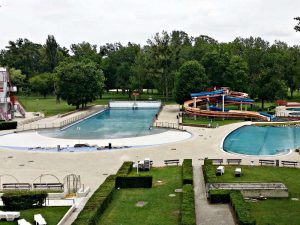 Stadionbad Luftaufnahme